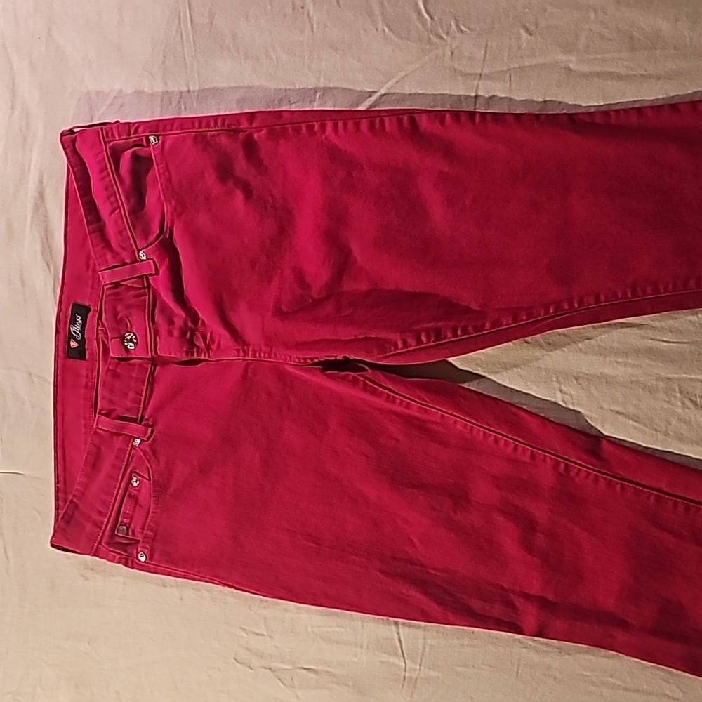 Woman's, Guess Jeans,  size 34 , color red - Picture 2 of 9